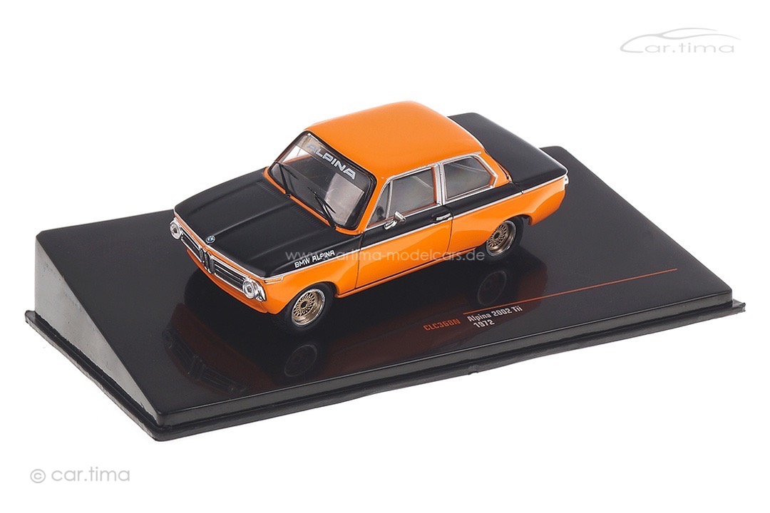 BMW Alpina 2002 Tii 1972 orange/schwarz IXO 1:43 CLC368N