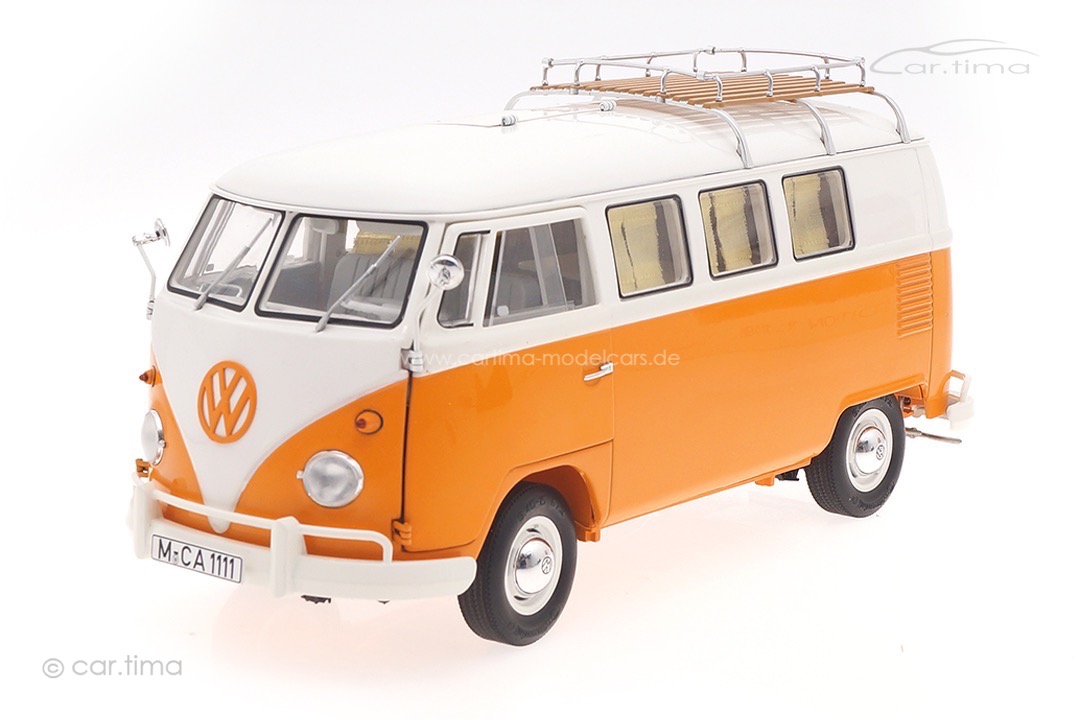 Volkswagen T1 Campingbus weiß/orange Schuco 1:18 450060600