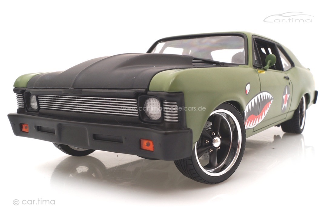 Chevrolet Nova Warhawk Coupe 1970 grün/schwarz GMP 1:18 18957-B Chevrolet Nova Warhawk Coupe 1970 grün/schwarz GMP 1:18 18957-B