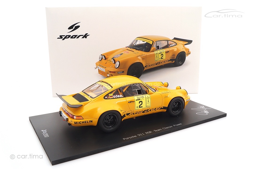 Porsche 911 RSR Winner Rallye Costa Brava 2009 Röhrl/Göbel Spark 1:18 CA01814002