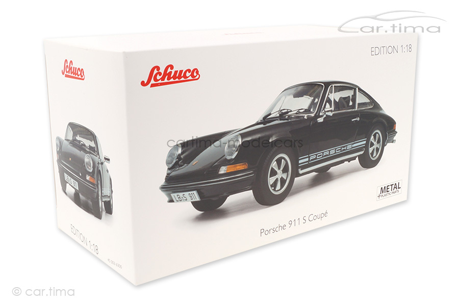 Porsche 911 S schwarz Schuco 1:18 450036300 Porsche 911 S schwarz Schuco 1:18 450036300