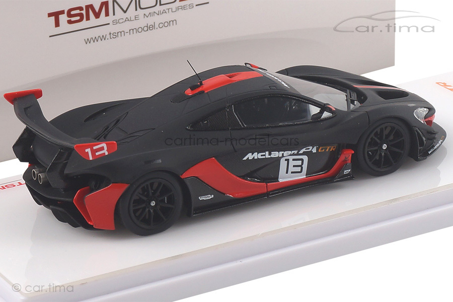 McLaren P1 GTR grau/rot TSM 1:43 TSM430157