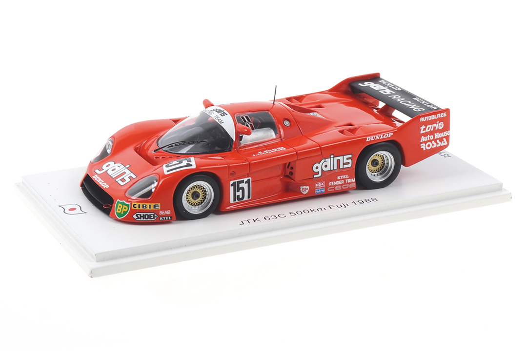 JTK 63C 500 km Fuji 1988 Misaki/Yoneyama Spark 1:43 SJ096 JTK 63C 500 km Fuji 1988 Misaki/Yoneyama Spark 1:43 SJ096