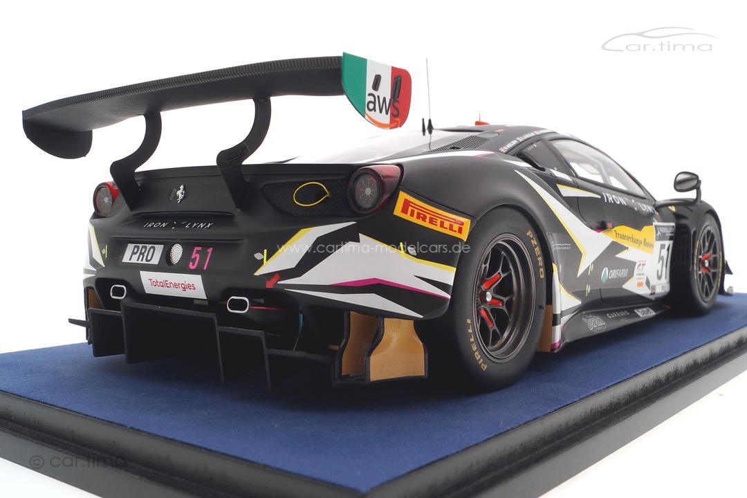 Ferrari 488 GT3 Winner 24h Spa 2021 Ledogar/Nielsen/Pier Guidi Looksmart 1:18 LS18RC015 Ferrari 488 GT3 Winner 24h Spa 2021 Ledogar/Nielsen/Pier Guidi Looksmart 1:18 LS18RC015