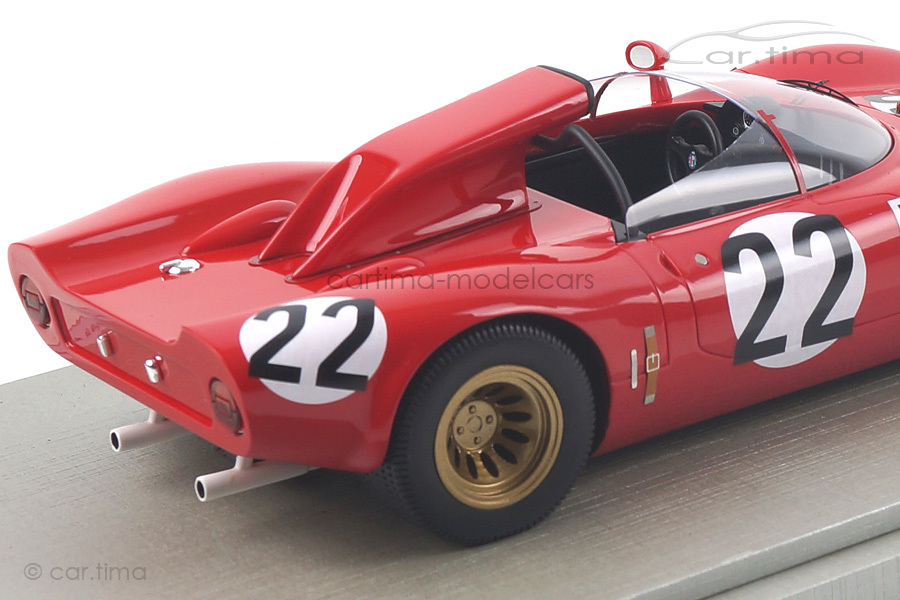 Alfa Romeo 33.2 Periscopio 1000 km Nürburgring 1967 Bussinello/Zeccoli Tecnomodel 1:18 TM18-49C
