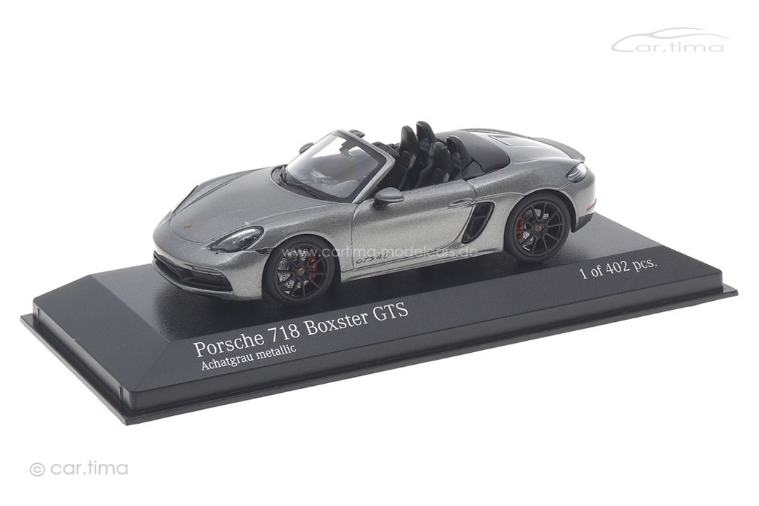 Porsche 718 Boxster GTS (982) Achatgrau Minichamps 1:43 410069100