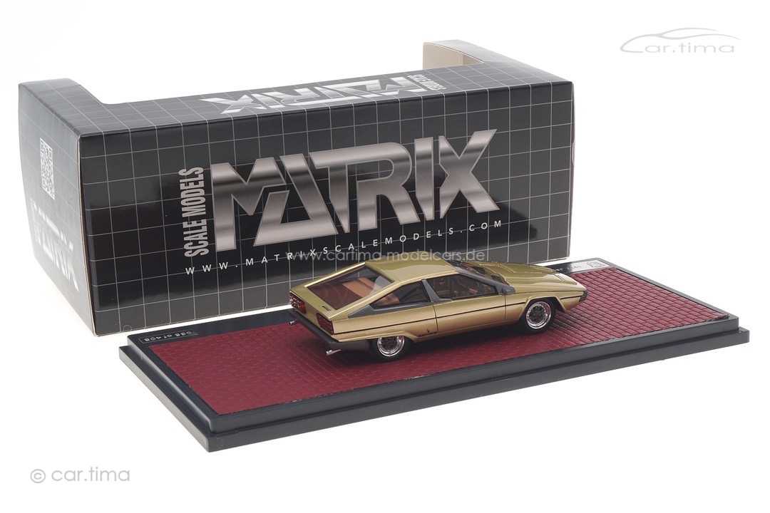 Jaguar Ascot Bertone 1977 gold met. Matrix 1:43 MX41001-182 Jaguar Ascot Bertone 1977 gold met. Matrix 1:43 MX41001-182