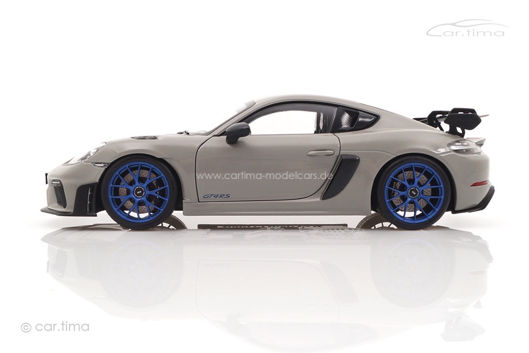 Porsche 718 Cayman GT4 RS Weissach Package Kreide Norev 1:18 187253