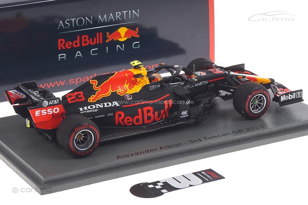Aston Martin Red Bull Racing RB16 GP Tuscan 2020 Alexander Albon Spark 1:43 S6483 Aston Martin Red Bull Racing RB16 GP Tuscan 2020 Alexander Albon Spark 1:43 S6483