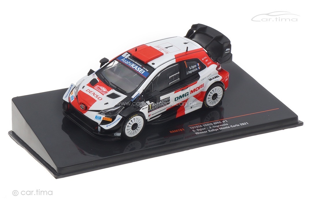 Toyota Yaris WRC Rallye Monte Carlo 2021 Ogier/Ingrassia IXO 1:43 RAM781
