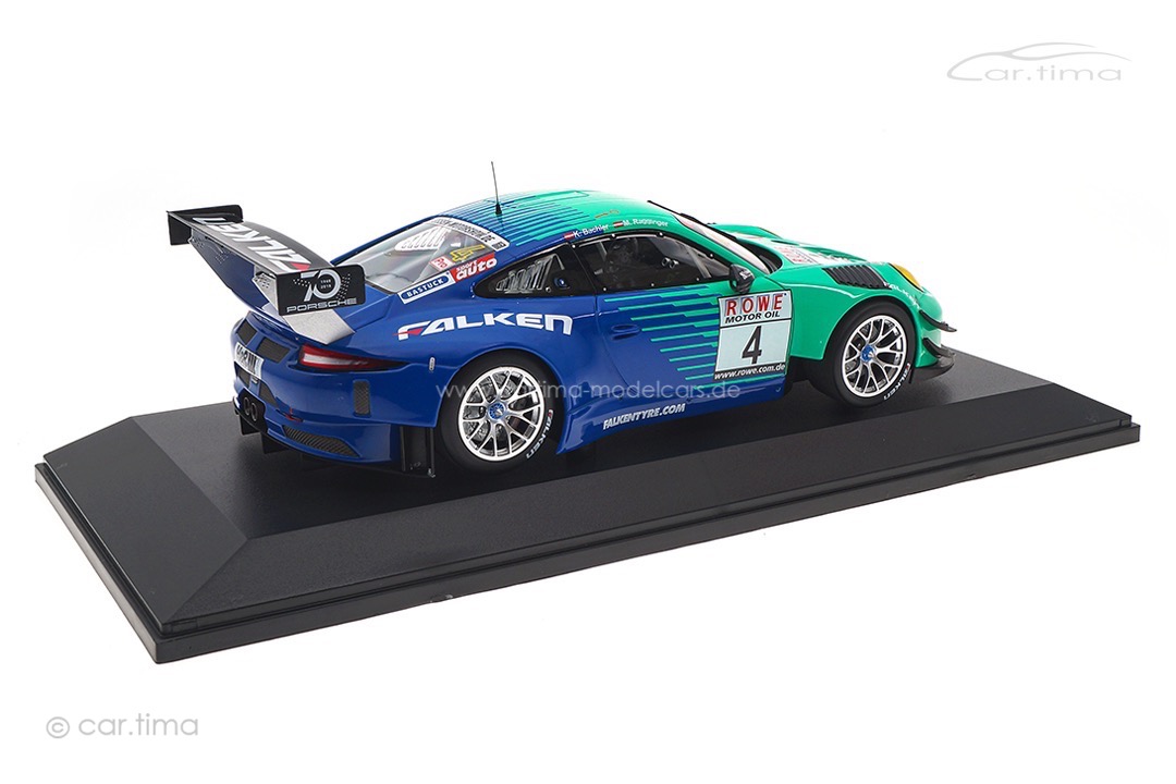Porsche 911 GT3 R Winner VLN Nürburgring 2018 Bachler/Ragginger Minichamps 1:18 153186994 Porsche 911 GT3 R Winner VLN Nürburgring 2018 Bachler/Ragginger Minichamps 1:18 153186994