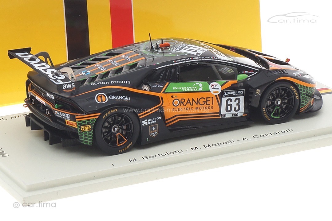 Lamborghini Huracán GT3 Evo 24h Spa 2021 Bortolotti/Mapelli/Caldarelli Spark 1:43 SB436 Lamborghini Huracán GT3 Evo 24h Spa 2021 Bortolotti/Mapelli/Caldarelli Spark 1:43 SB436