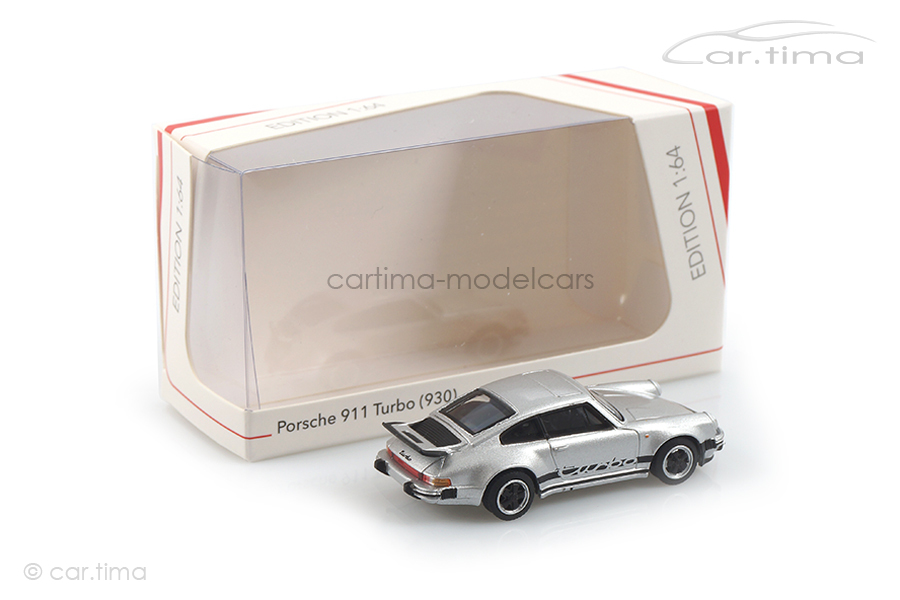 Porsche 911 (930) Turbo 3.0 silber Schuco 1:64 452022400
