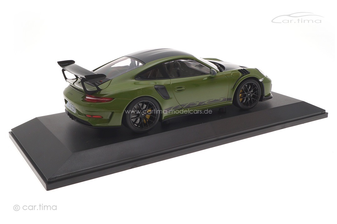 Porsche 911 (991 II) GT3 RS Weissach Paket 2019 grün/Rad schwarz Minichamps 1:18 155068232
