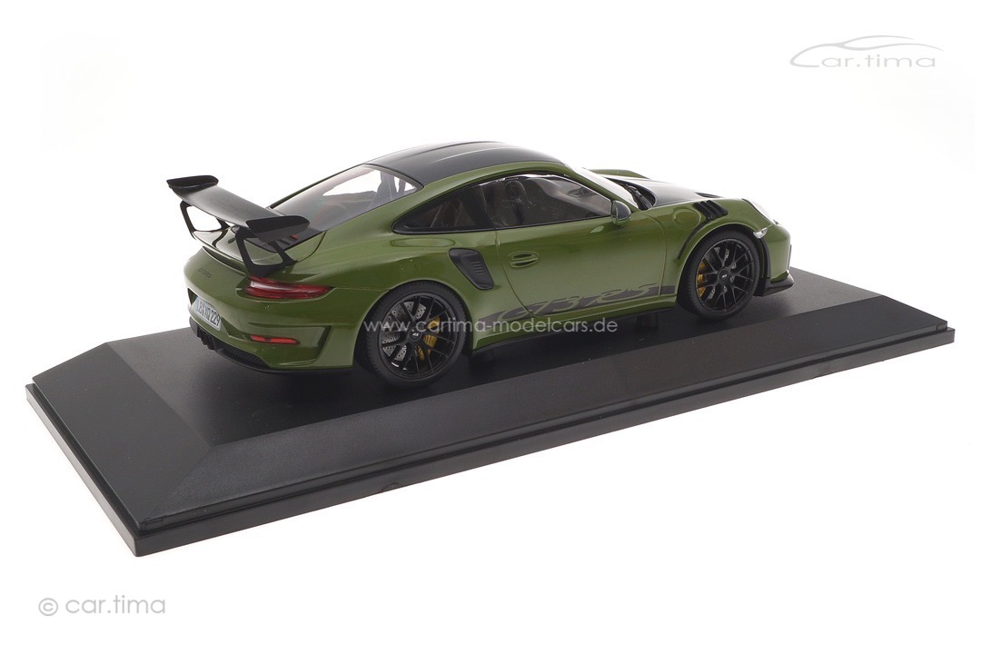 Porsche 911 (991 II) GT3 RS Weissach Paket 2019 grün/Rad schwarz Minichamps 1:18 155068232 Porsche 911 (991 II) GT3 RS Weissach Paket 2019 grün/Rad schwarz Minichamps 1:18 155068232