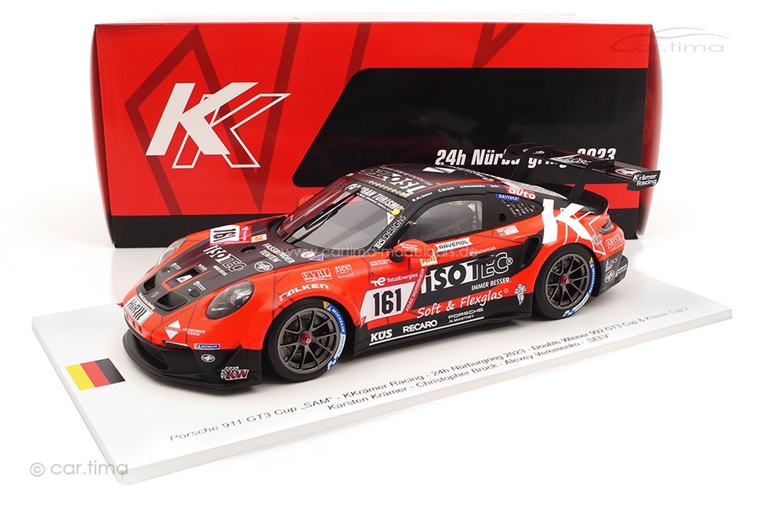 Porsche 911 GT3 Cup 24h Nürburgring 2023 KKrämer Racing Spark 1:18 FF029