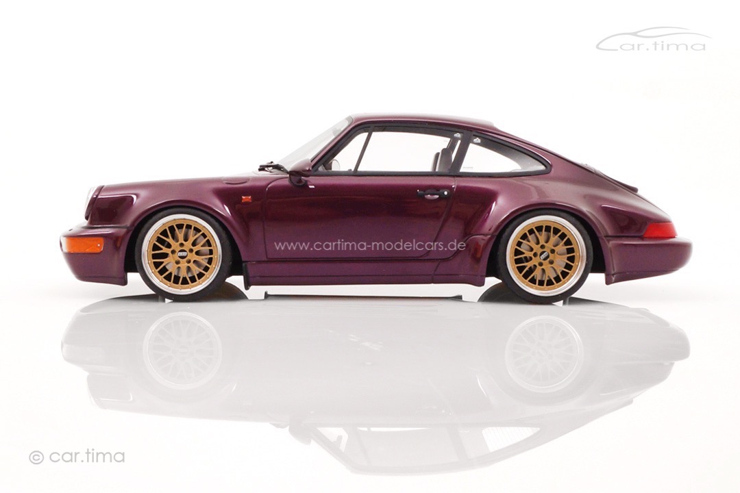 Porsche 911 (964) Carrera 4 WTL Amethyst met. BBS Le Mans Alufelgen car.tima CUSTOMIZED 1:18 Porsche 911 (964) Carrera 4 WTL Amethyst met. BBS Le Mans Alufelgen car.tima CUSTOMIZED 1:18
