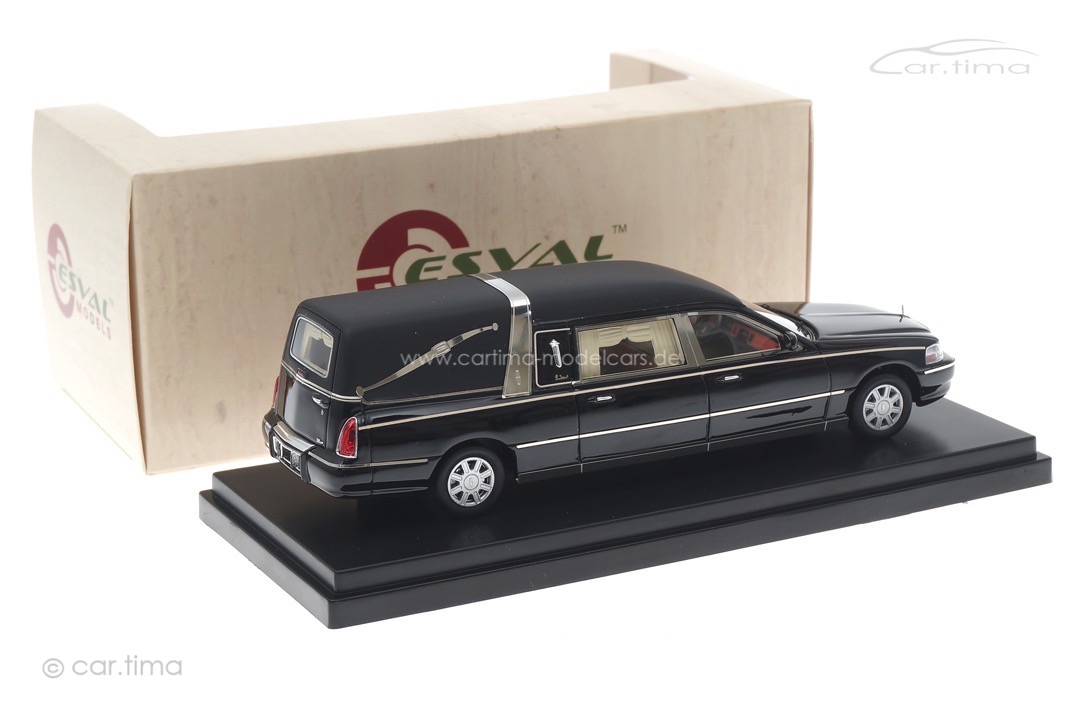 Lincoln Town Car Hearse by Eagle Coach Co. 2009 schwarz Esval Models 1:43 EMUS43022B Lincoln Town Car Hearse by Eagle Coach Co. 2009 schwarz Esval Models 1:43 EMUS43022B