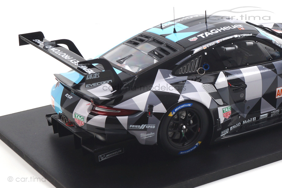 Porsche 911 RSR Winner LMGTE AM 24h Le Mans 2018 Andlauer/Campbell/Ried Spark 1:18 18S397