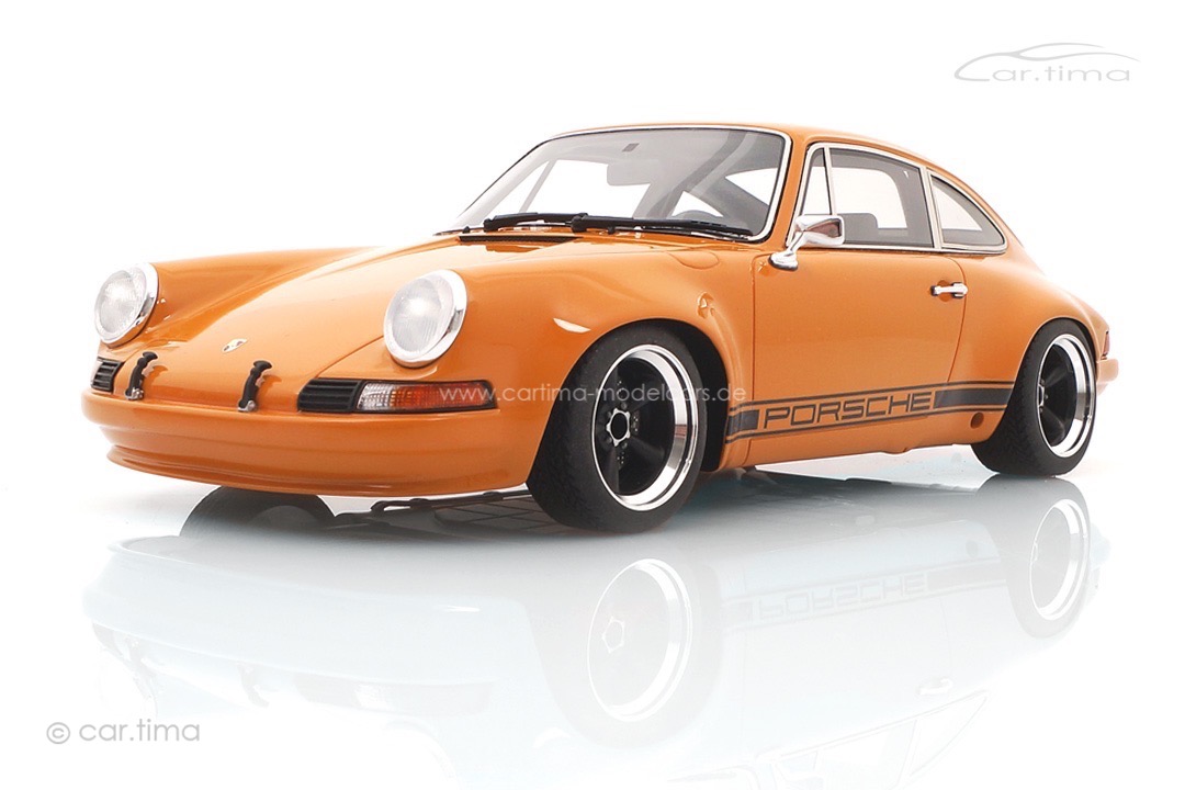 Porsche 911 ST Bahamagelb American Racing Alu-Felgen car.tima CUSTOMIZED 1:18