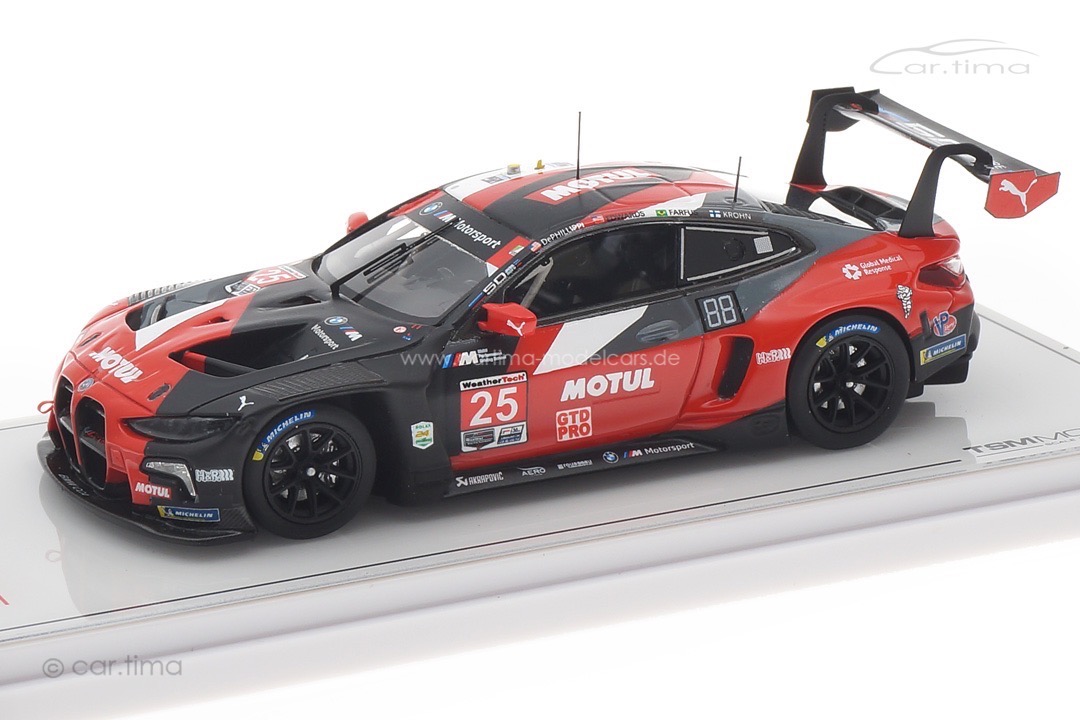 BMW M4 GT3 24h Daytona 2022 de Philippi/Edwards/Farfus/Krohn TSM 1:43 TSM430609 BMW M4 GT3 24h Daytona 2022 de Philippi/Edwards/Farfus/Krohn TSM 1:43 TSM430609