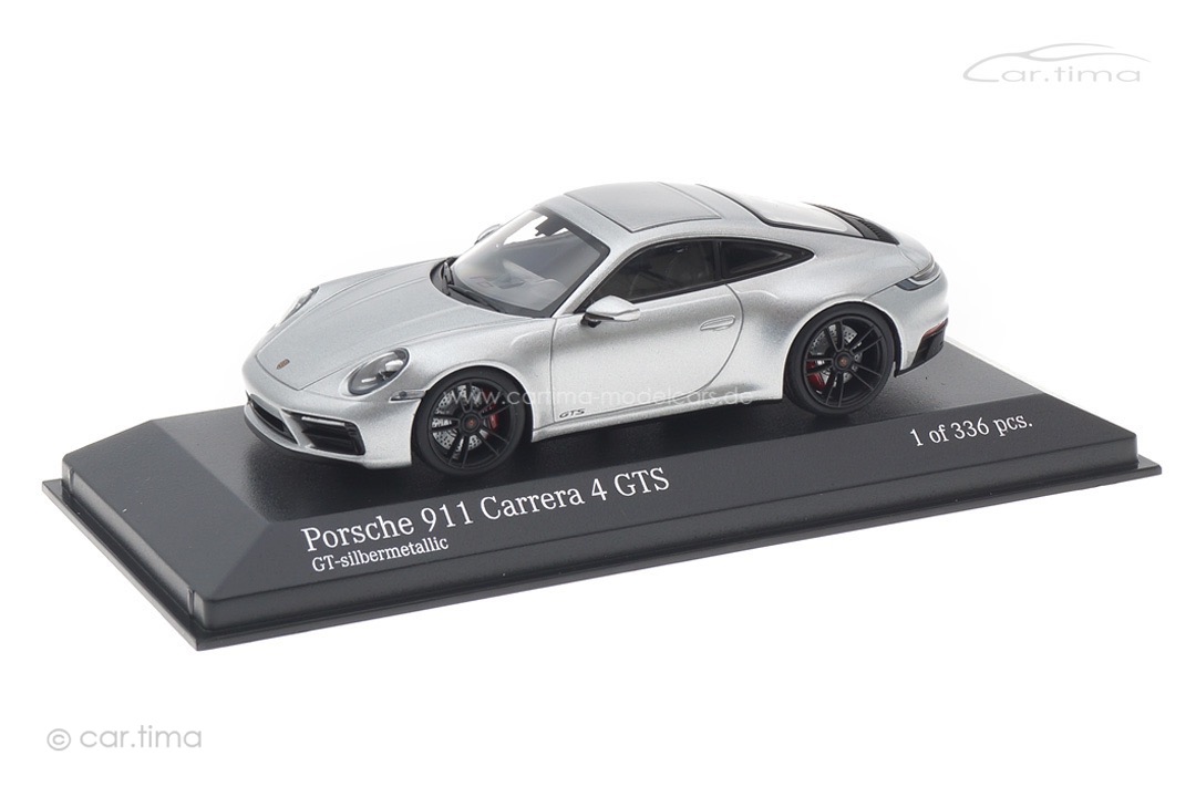 Porsche 911 (992) Carrera 4 GTS GT-Silbermet. Minichamps 1:43 410063004 Porsche 911 (992) Carrera 4 GTS GT-Silbermet. Minichamps 1:43 410063004