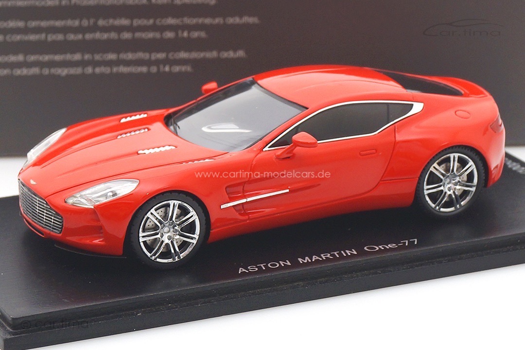 Aston Martin One-77 rot Spark cartima EXCLUSIVE 1:43 CA04311020