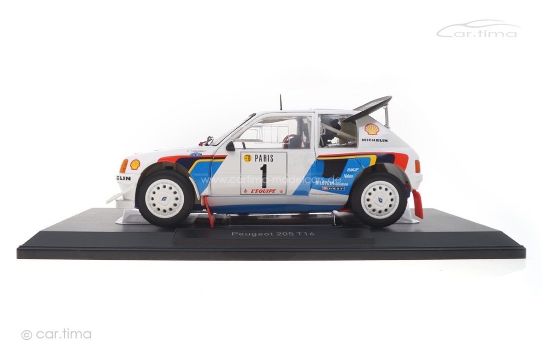 Peugeot 205 T16 Rallye Monte Carlo 1986 Salonen/Harjanne Norev 1:18 184863 Peugeot 205 T16 Rallye Monte Carlo 1986 Salonen/Harjanne Norev 1:18 184863