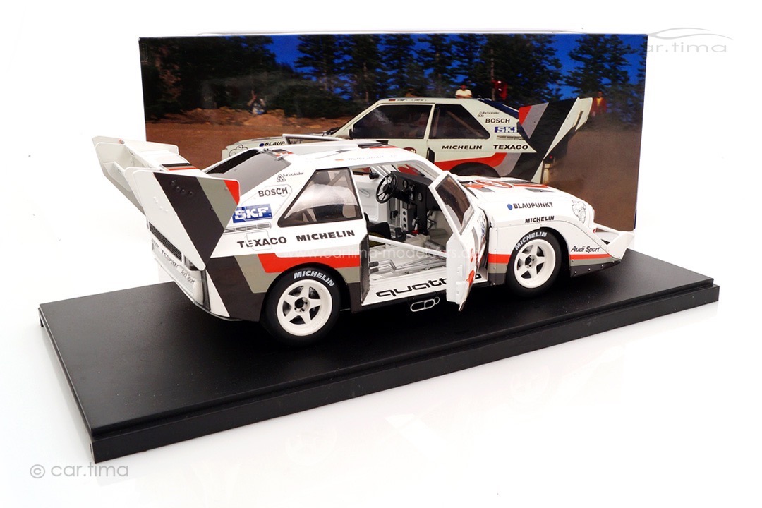 Audi Sport quattro S1 E2 Winner Pikes Peak Hill 1987 Walter Röhrl Werk83 1:18 W1802801