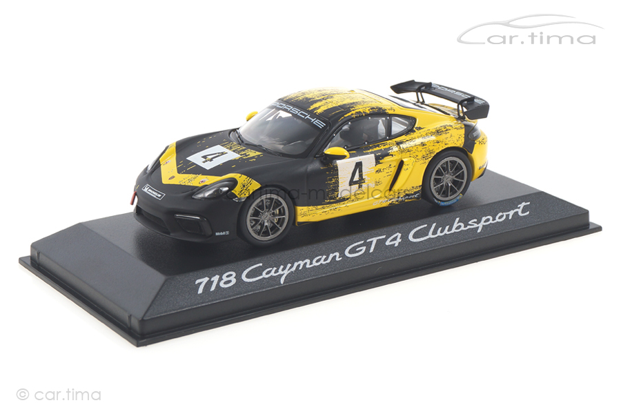 Porsche 718 Cayman GT4 Clubsport 2019 Minichamps 1:43 WAP0204150K Porsche 718 Cayman GT4 Clubsport 2019 Minichamps 1:43 WAP0204150K