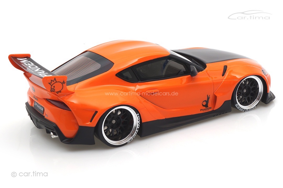 Pandem Toyota GR Supra V1.0 orange TopSpeed 1:18 TS0359 Pandem Toyota GR Supra V1.0 orange TopSpeed 1:18 TS0359