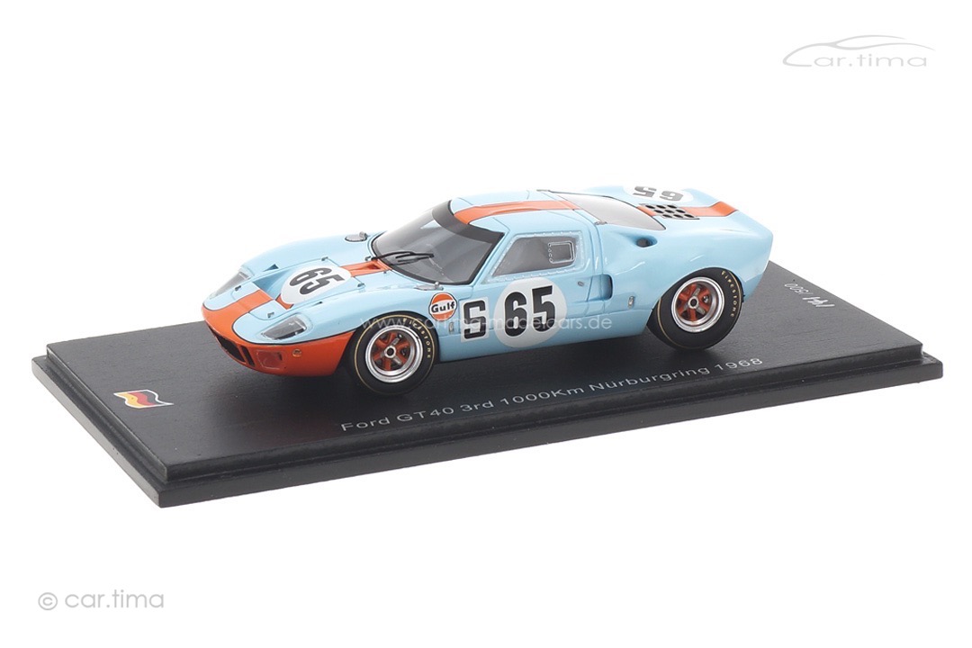 Ford GT40 1000km Nürburgring 1968 Ickx/Hawkins Spark 1:43 SG817 Ford GT40 1000km Nürburgring 1968 Ickx/Hawkins Spark 1:43 SG817