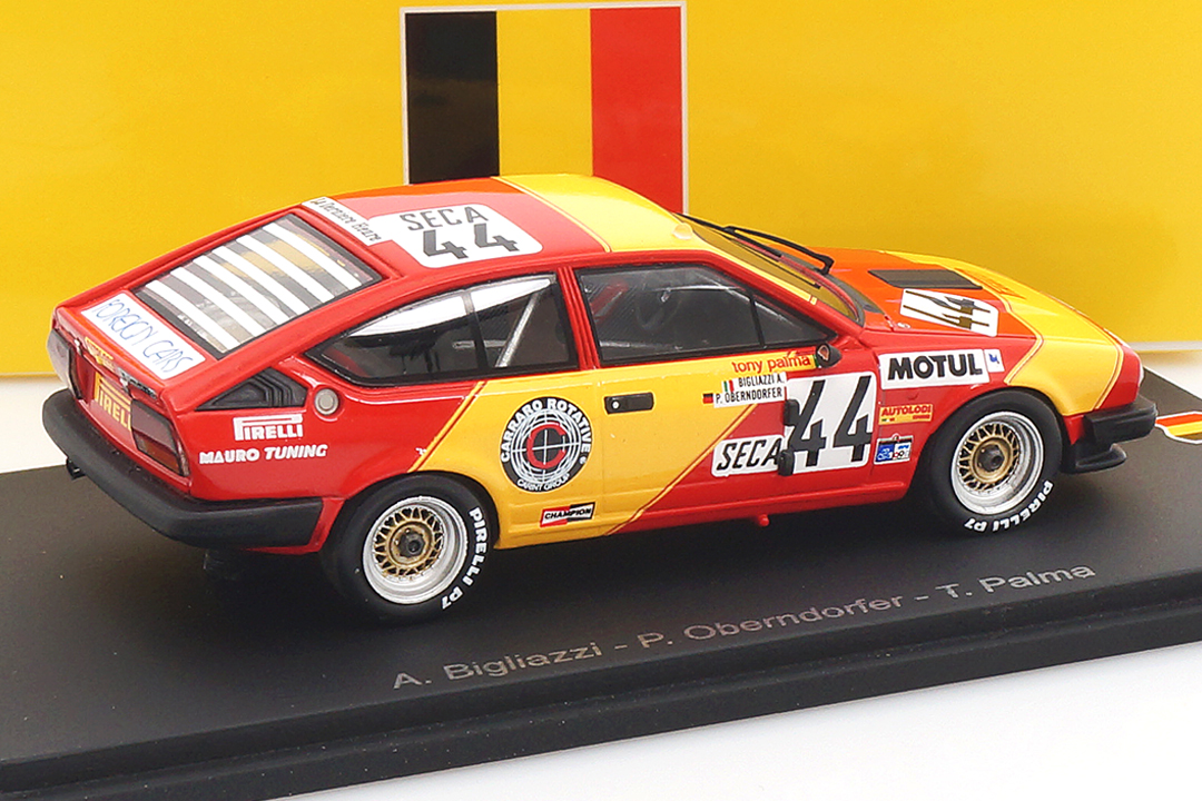 Alfa Romeo Alfetta GTV6 24h Spa 1984 Bigliazzi/Oberndorfer/Palma Spark 1:43 SB427