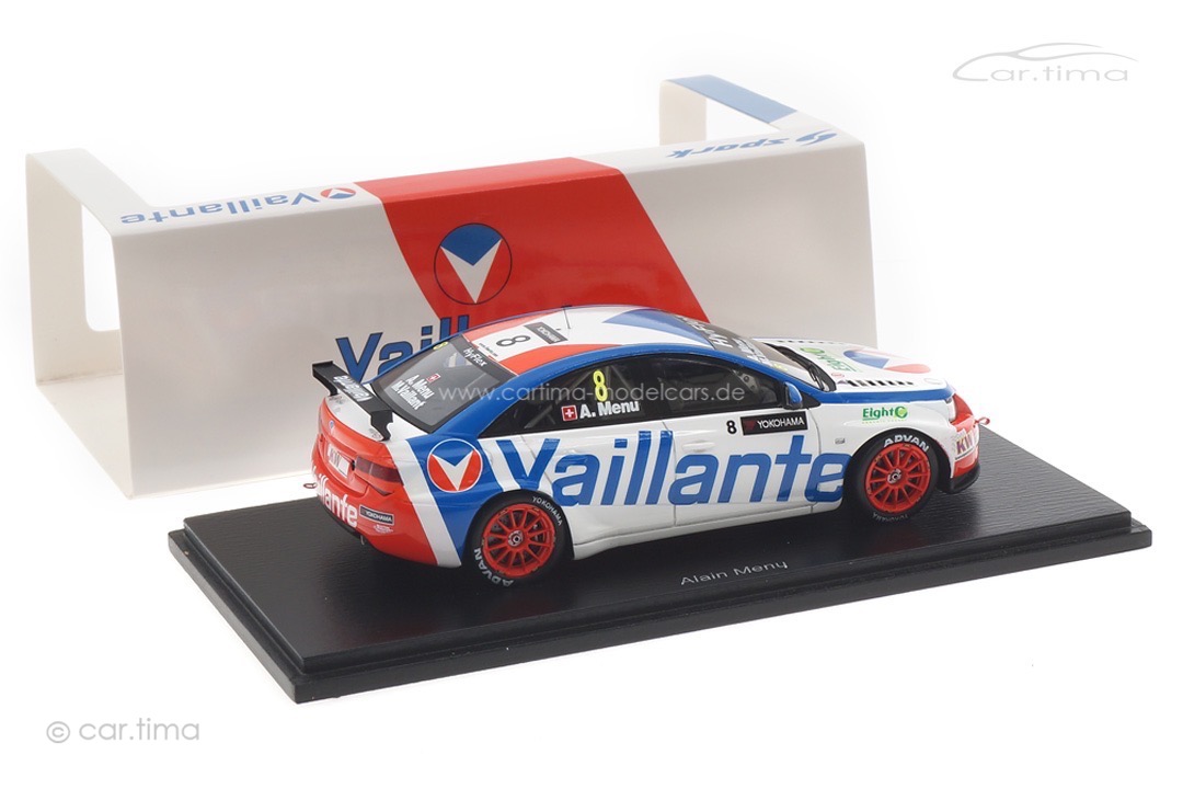 Chevrolet Cruze Vainqueur Race 2 WTCC Alain Menu Spark 1:43 MV01 Chevrolet Cruze Vainqueur Race 2 WTCC Alain Menu Spark 1:43 MV01