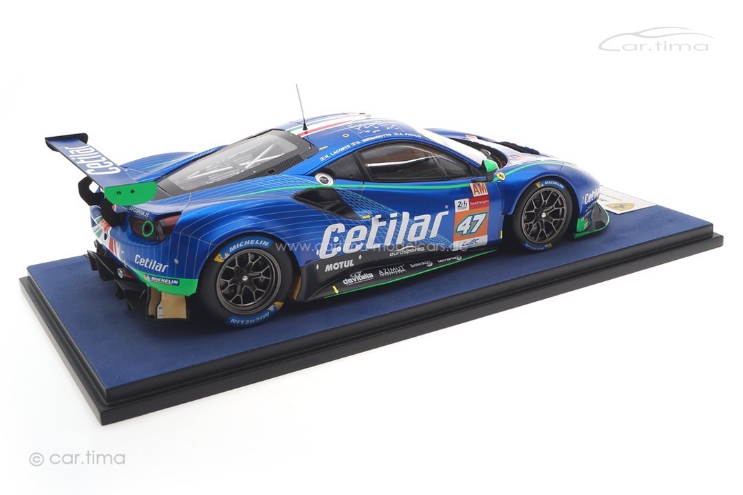 Ferrari 488 GTE Evo 24h Le Mans 2021 Lacorte/Sernagiotto/Fuoco LookSmart 1:18 LS18LM028