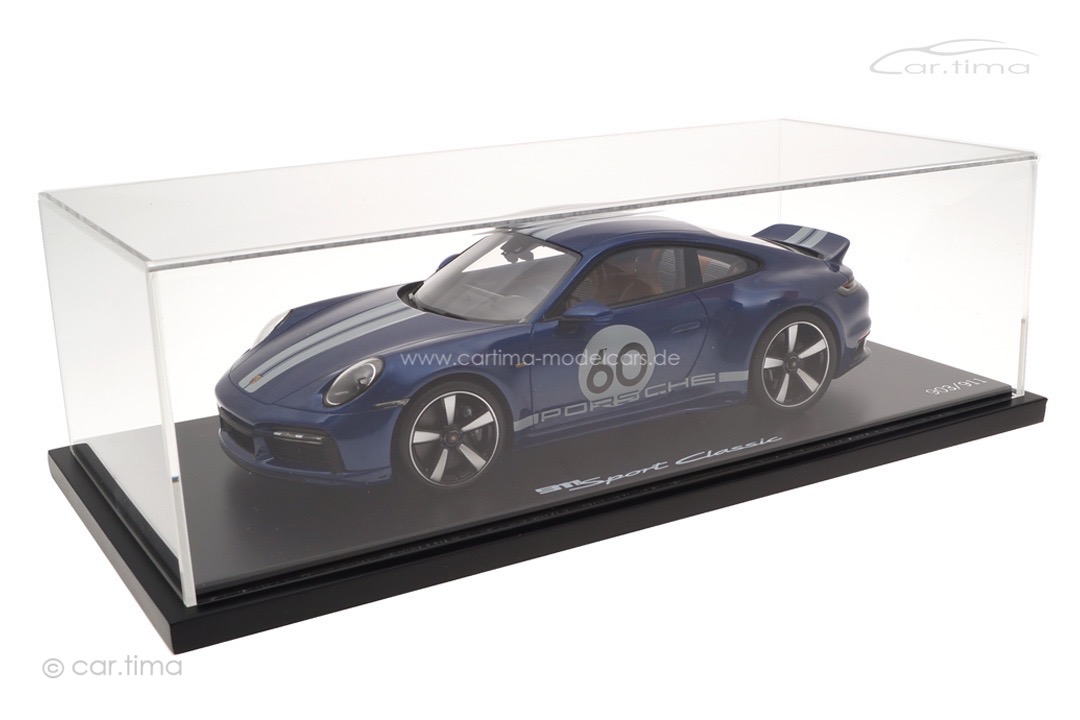 Porsche 911 (992) Sport Classic Enzianblaumet. Spark 1:18 WAP0210100PSCB