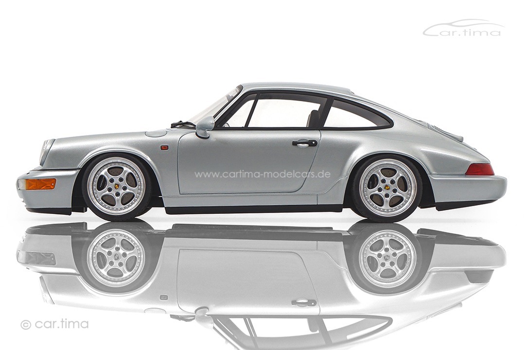 Porsche 911 (964) Carrera 2 Polarsilber Speedline RS Alufelgen car.tima CUSTOMIZED 1:18