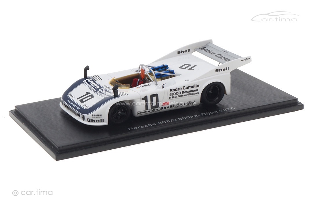 Porsche 908/3 500km Dijon 1976 Wollek/Godel Spark 1:43 S2338