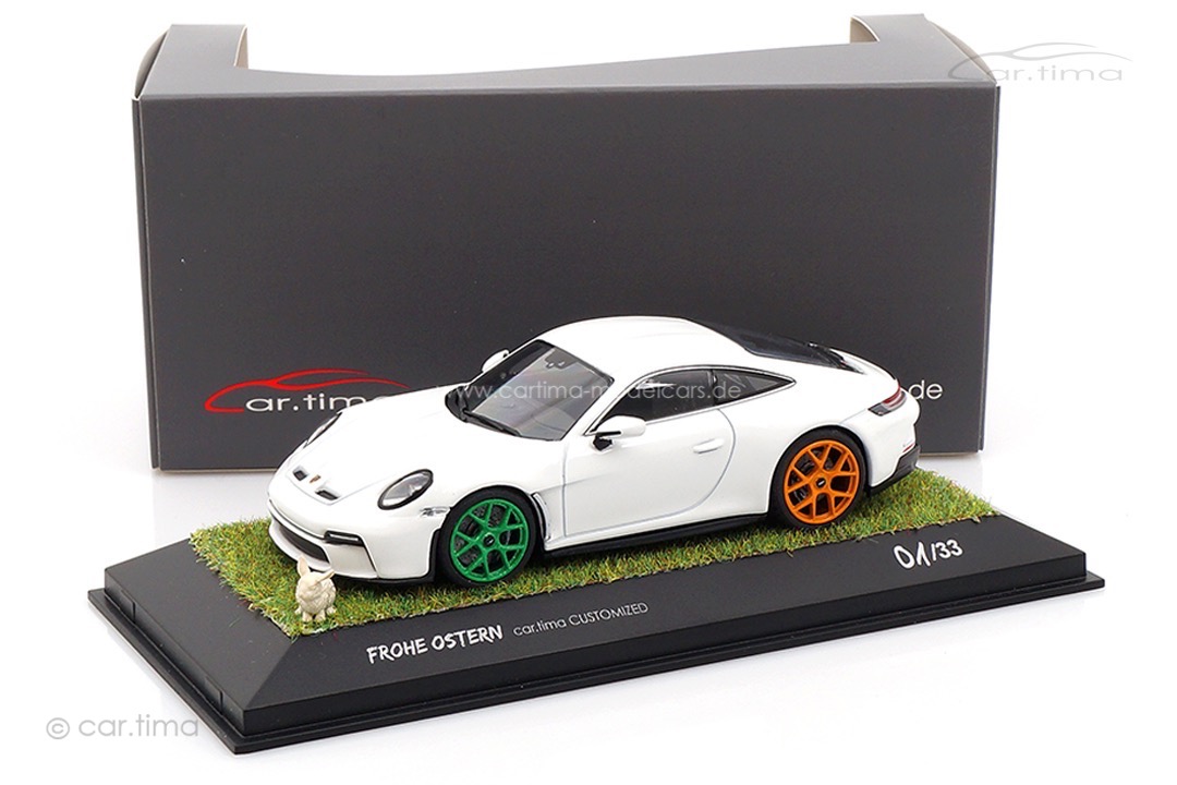 Porsche 911 (992) S/T Happy Easter 2026 Minichamps car.tima CUSTOMIZED 1:43 CAC04326003