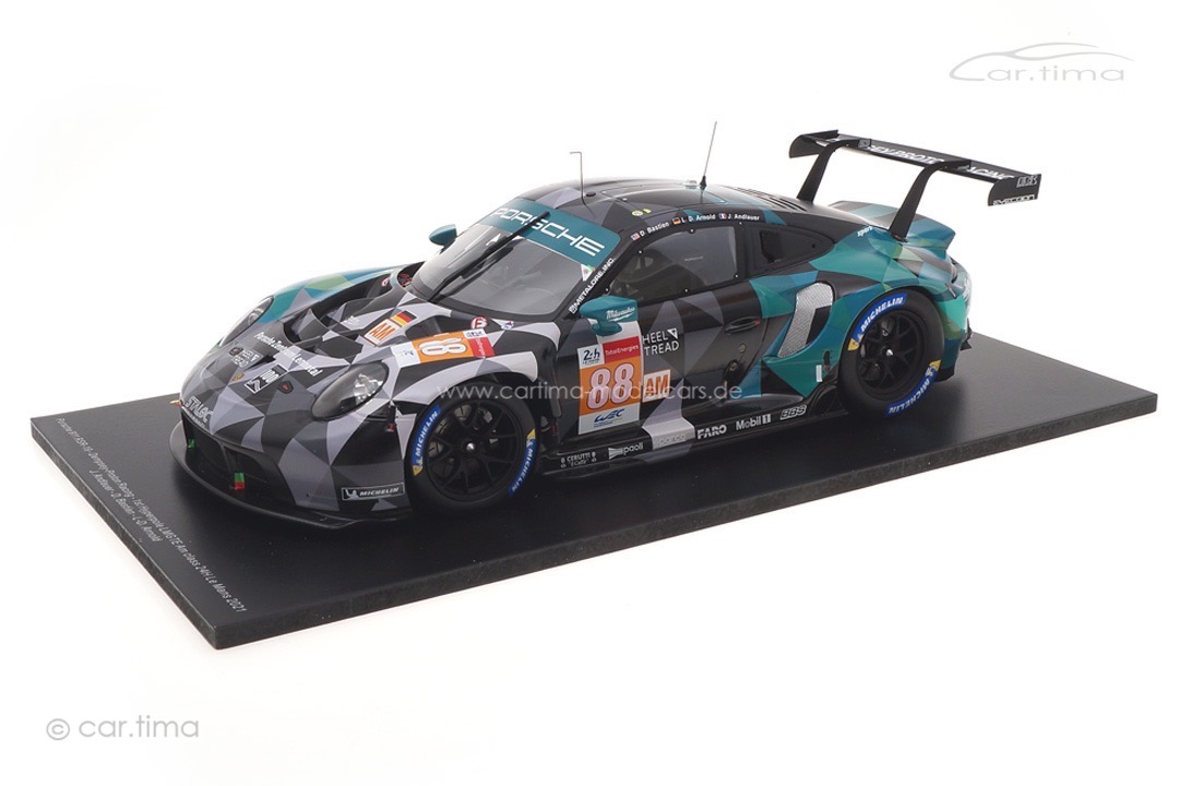 Porsche 911 RSR-19 24h Le Mans 2021 Andlauer/Bastien/Arnold Spark 1:18 18S704