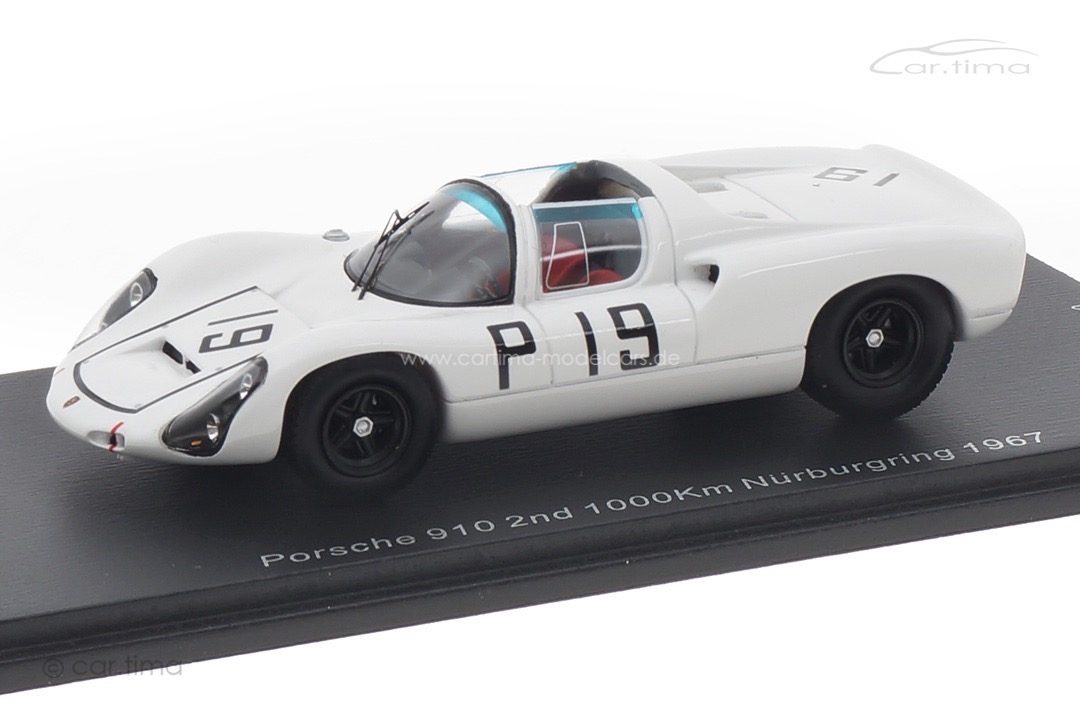 Porsche 910 1000km Nürburgring 1967 Hawkins/Koch Spark 1:43 SG819 Porsche 910 1000km Nürburgring 1967 Hawkins/Koch Spark 1:43 SG819