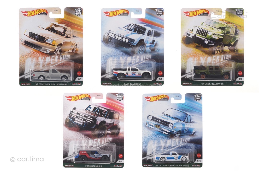Hyper Haulers Trucks Set 2021 Premium 5 Car-Set Car Culture Hot Wheels 1:64 FPY86-978F Hyper Haulers Trucks Set 2021 Premium 5 Car-Set Car Culture Hot Wheels 1:64 FPY86-978F
