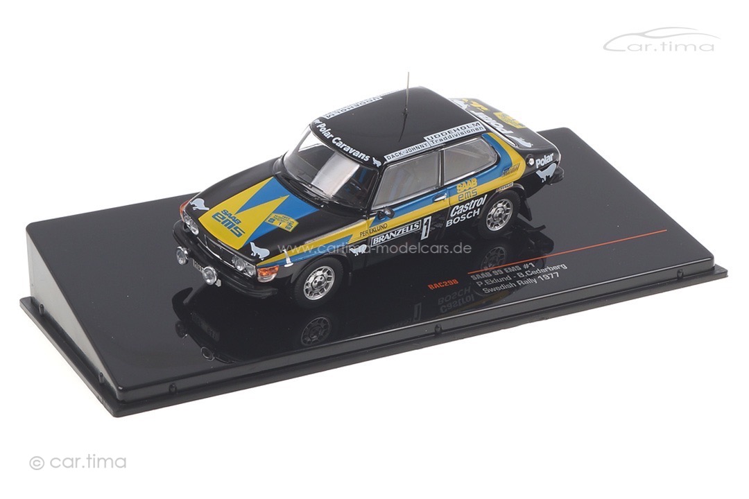 Saab 99 EMS Rallye Schweden 1977 Eklund/Cederberg IXO 1:43 RAC298