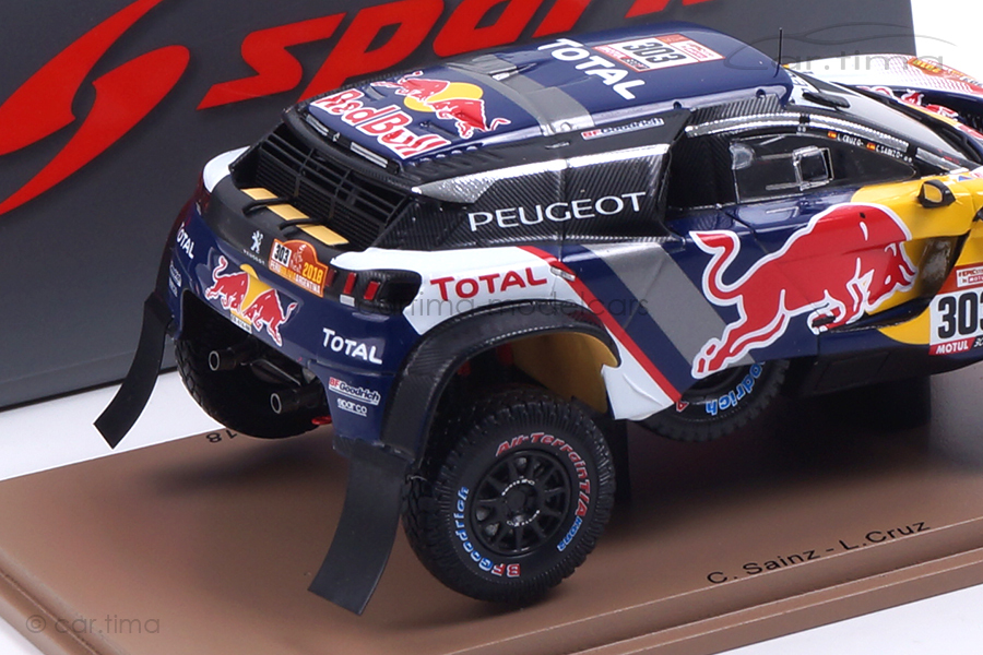 Peugeot 3008 DKR Maxi Winner Dakar 2018 Sainz/Cruz Spark 1:43 S5622