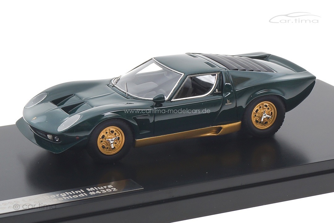 Lamborghini Miura P400S Millechiodi 1969 grün met./gold Matrix 1:43 MX51207-011 Lamborghini Miura P400S Millechiodi 1969 grün met./gold Matrix 1:43 MX51207-011