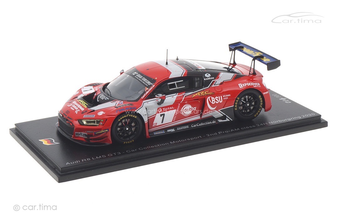 Audi R8 LMS GT3 24h Nürburgring 2020 Dontje/Niederhauser/Ortmann Spark 1:43 SG695