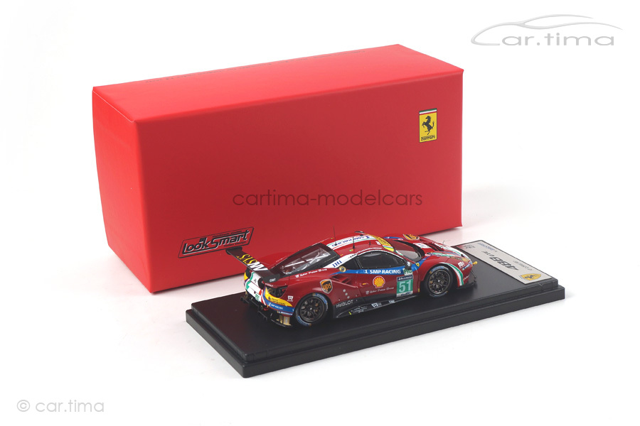 Ferrari 488 GTE 24h Le Mans 2017 Guidi/Calado/Rugolo LookSmart 1:43 LSLM066 Ferrari 488 GTE 24h Le Mans 2017 Guidi/Calado/Rugolo LookSmart 1:43 LSLM066