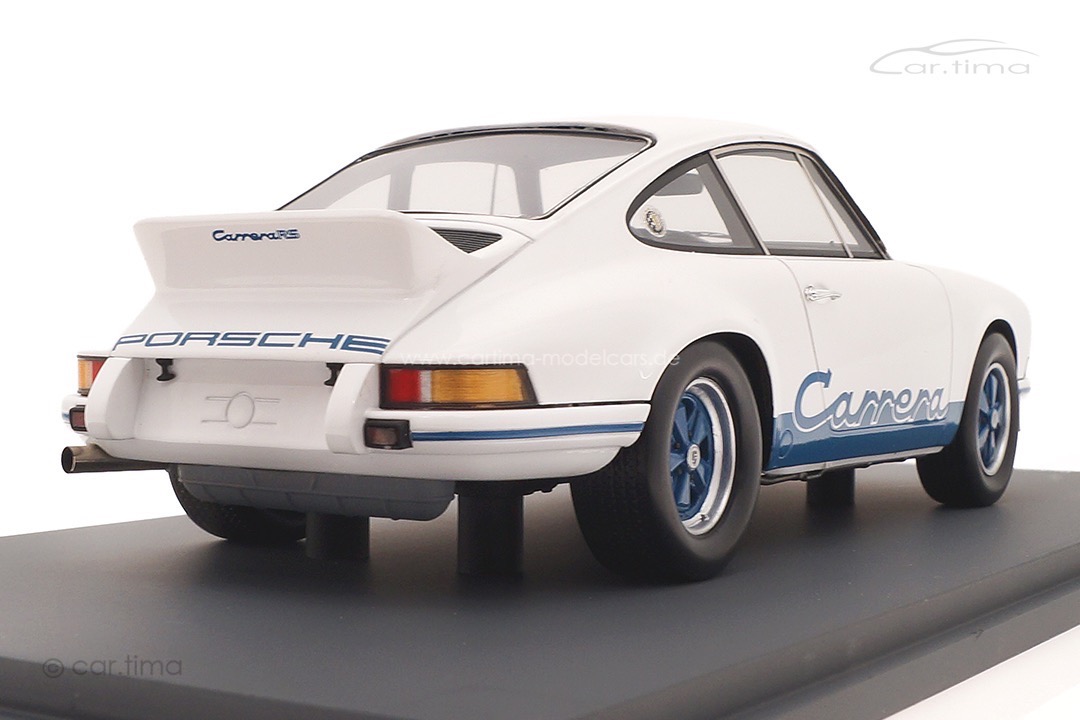 Porsche 911 Carrera RS 2,7 Präsentation 1972 weiß/blau Schuco 1:18 18U00062
