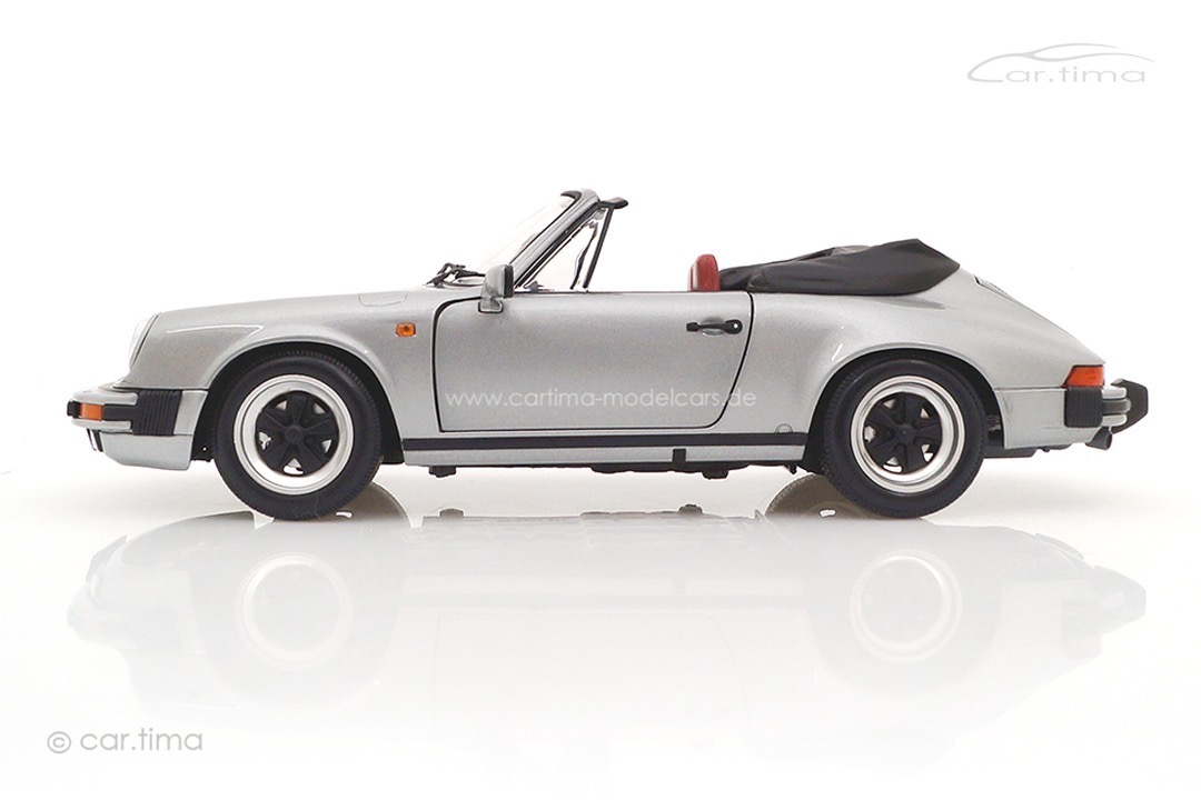 Porsche 911 3.2 Carrera Cabriolet grau met. Minichamps 1:18 100063034