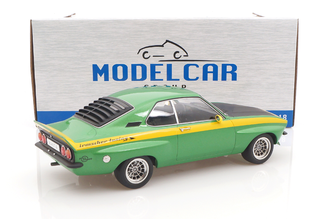 Opel Manta A Si Irmscher grün met./gelb MCG 1:18 MCG18425